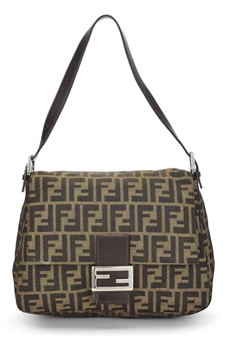 Fendi, Pre-Loved Brown Zucca Canvas Mama, Brown