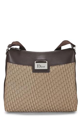 Dior, Pre-Loved Brown Trotter Street Chic Shoulder Bag, Brown