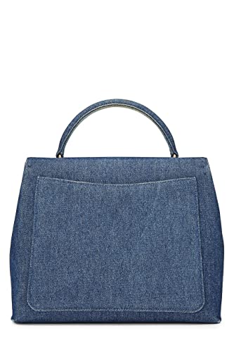 Chanel, Kelly en denim bleu d'occasion, bleu