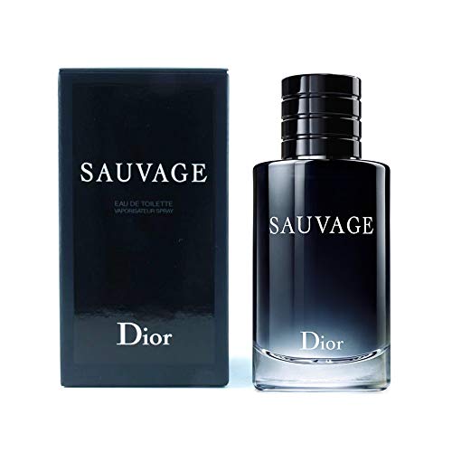 CHRISTIAN DIOR Sauvage para hombres Eau De Toilette Spray, 6.8 onzas