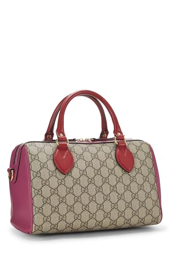 Gucci, sac à main Boston en toile multicolore GG Supreme, petit modèle, d'occasion