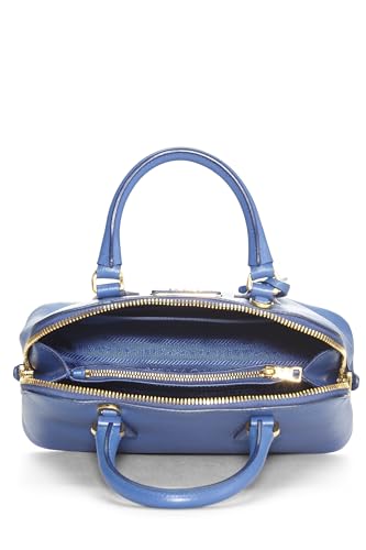 Prada, Mini Saffiano Promenade azul Pre-Loved, Azul