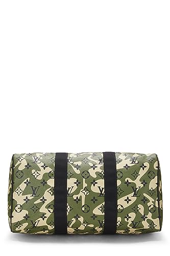 Louis Vuitton, Pre-Loved Takashi Murakami x Louis Vuitton Monogramouflage Speedy 35, Green