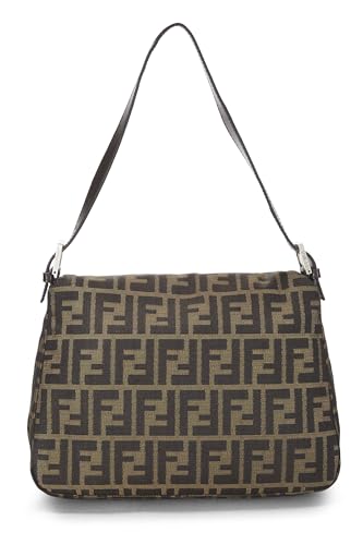 Fendi, Pre-Loved Brown Zucca Canvas Mama, Brown