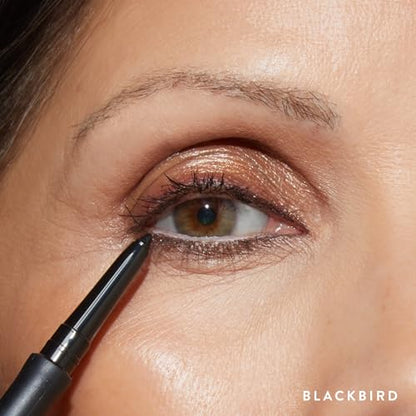 LAURA GELLER NEW YORK INKcredible Gel Eyeliner - Blackbird - Waterproof Smudge-proof Eyeliner Pencil - Built in Sharpener