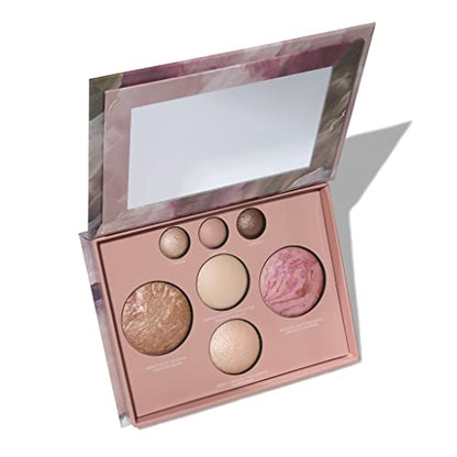 LAURA GELLER NEW YORK Paleta horneada The Best of the Best - Tamaño completo - Incluye bronceador, rubor, 2 iluminadores y 3 sombras de ojos - Apta para viajes