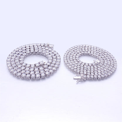 Men's Fashion Single Row Tennis Bracelet