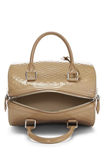 Louis Vuitton, Pre-Loved Beige Damier Facette Speedy Cube MM, Beige