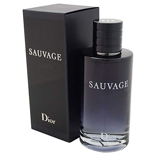 CHRISTIAN DIOR Sauvage para hombres Eau De Toilette Spray, 6.8 onzas