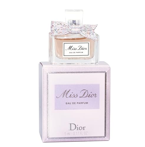 Eau de Parfum Mini Splash de Miss Dior para mujer, 0,17 onzas