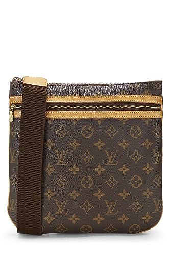 Louis Vuitton, Pochette Bosphore de lona con monograma Pre-Loved, Marrón