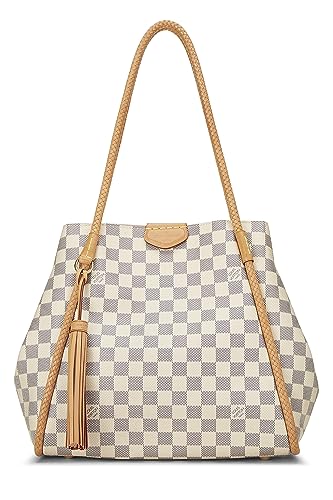 Louis Vuitton, Pre-Loved Damier Azur Propriano, Blanco