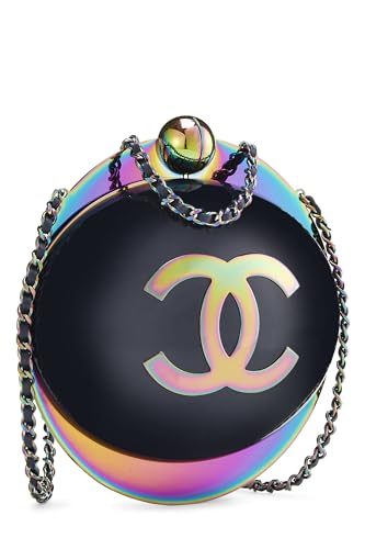 Chanel, Pre-Loved Multicolor Resin On The Moon 'CC' Minaudière Bag, Multi