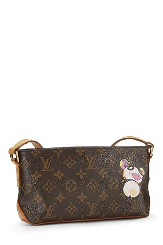 Louis Vuitton, Trotteur Panda de lona con monograma de Takashi Murakami x Louis Vuitton de segunda mano, marrón