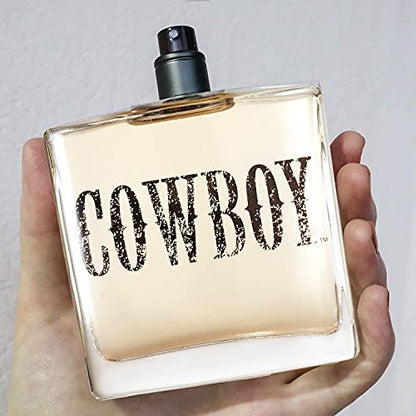 Tru Western Cowboy Men's Cologne, 3.4 fl oz (100 ml) - Woodsy, Warm, Rugged