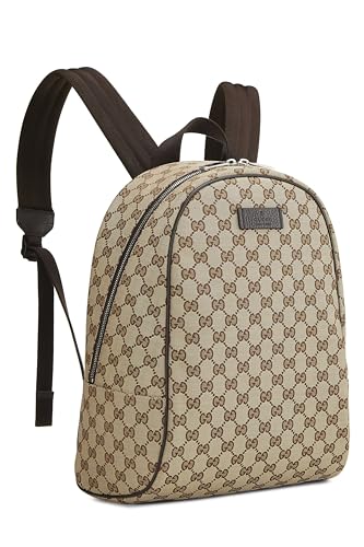 Gucci, Pre-Loved Original GG Canvas Backpack, Brown