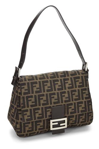 Fendi, Mama en toile Zucca marron pré-aimée, Marron