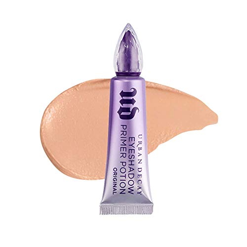 Urban Decay Eyeshadow Primer Potion (Full Size), Award-winning Nude Eye Primer, Crease-free Eye Makeup Looks, Smooths & Preps Eyelid Base for Vibrant Color, All-day Wear, Dries Invisible - 0.33 fl oz