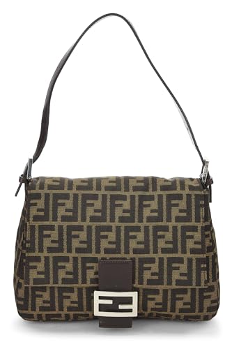 Fendi, Pre-Loved Brown Zucca Canvas Mama, Brown