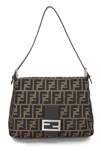 Fendi, Pre-Loved Brown Zucca Canvas Mama, Marrón