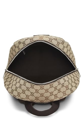 Gucci, Mochila de lona GG original Pre-Loved, Marrón