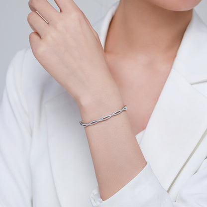 Micro-set Cross Wave Jewelry Bracelet