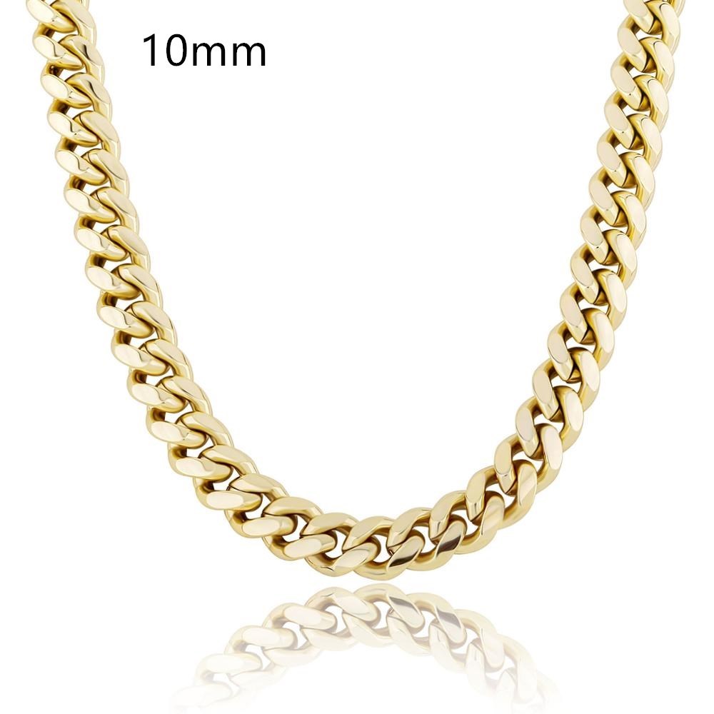 Men's Cuban chain jewelry buckle box personality necklace