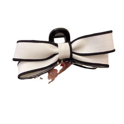 French Elegant Bow Claw Clip Girls Spring And Summer