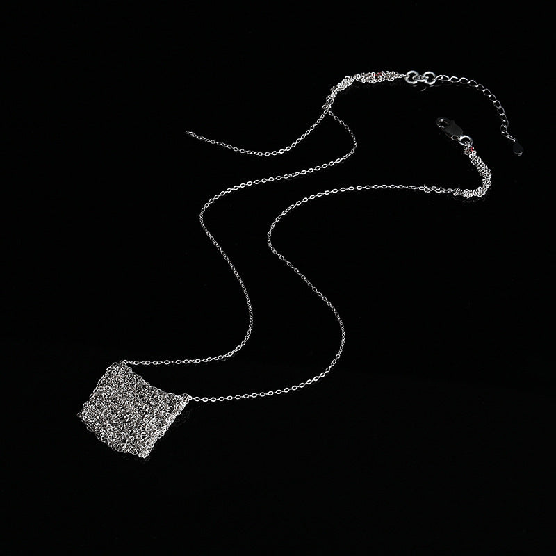 Sterling Silver Lucky Bag Necklace Design For Women