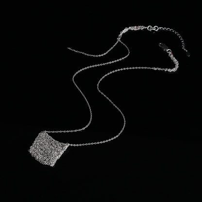 Sterling Silver Lucky Bag Necklace Design For Women