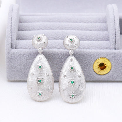 Fashion Italian Craft Jewelry Simple Earrings