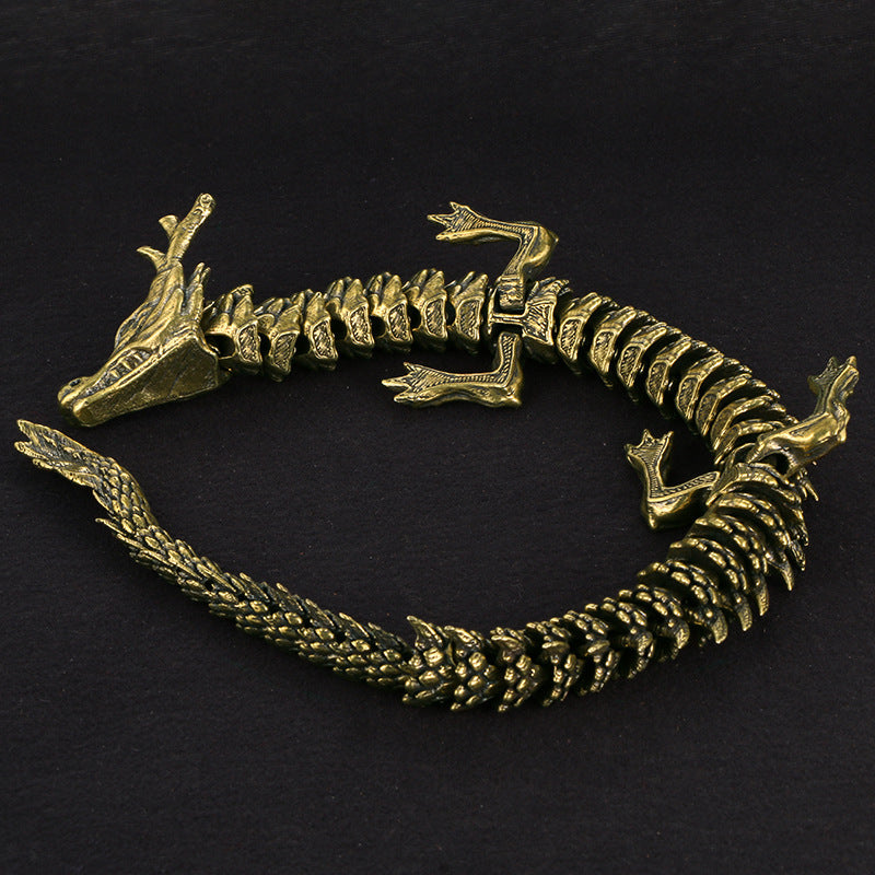 New Antique Old 3D Living Dragon Ornament