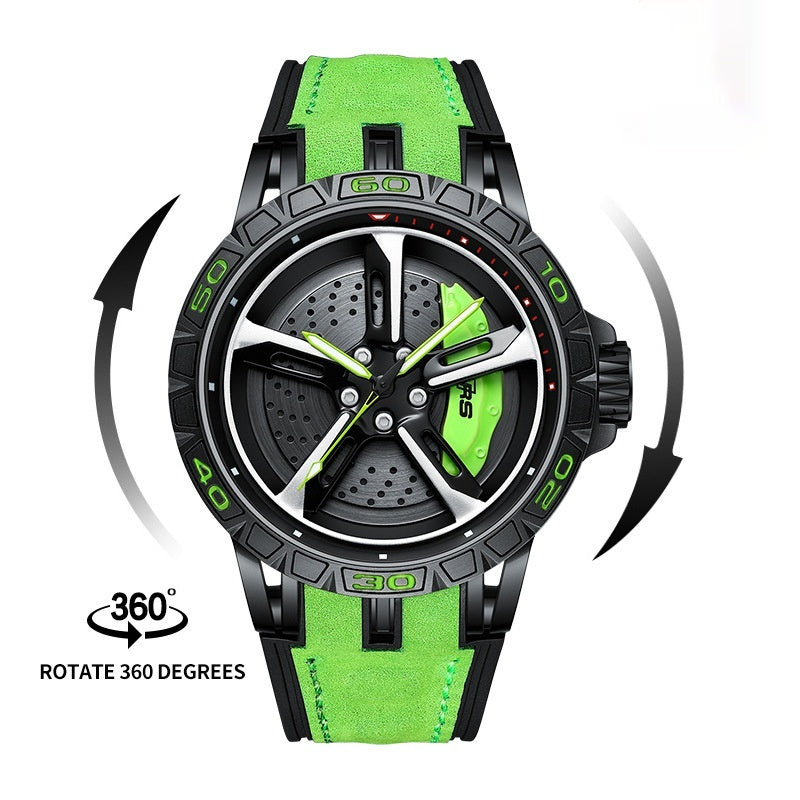 Reloj de hombre Reloj de rueda Reloj hueco tridimensional