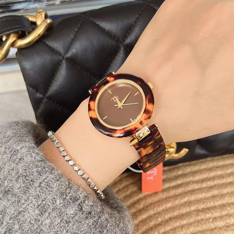 Montre pour femme Hawksbill Amber Retro Fashion Saving High Sense