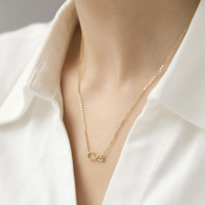 Fashion Versatile Elegant Octagonal Lock Necklace