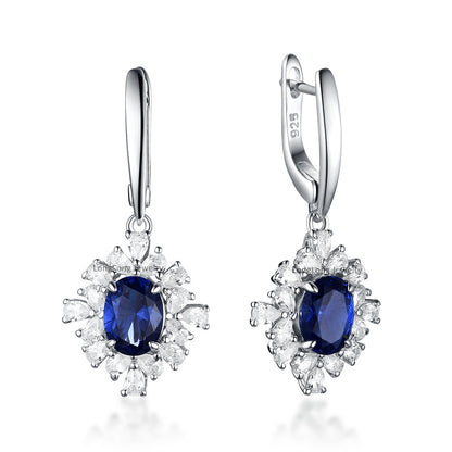 New 925 Sterling Silver Jewelry Suit Trendy Earrings