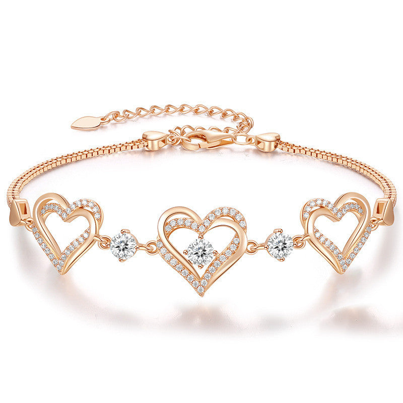 Bracelet en cristal pour douze anniversaires, bijou de personnalité tendance pour la main