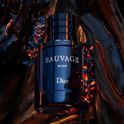 Dior Christian Sauvage Elixir Parfum Spray para hombres 3.4 onzas