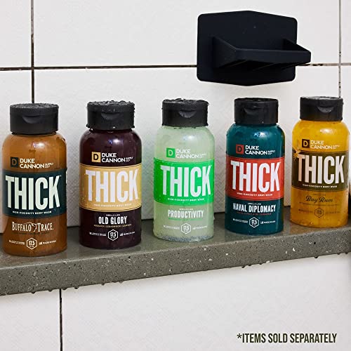 Gel de baño de alta viscosidad para hombres THICK de Duke Cannon Supply Co., con aroma a Old Glory, en paquete múltiple: ingredientes de primera calidad, espesantes de origen vegetal, espuma superior, exfoliante natural, 17,5 onzas líquidas (paquete de 3)