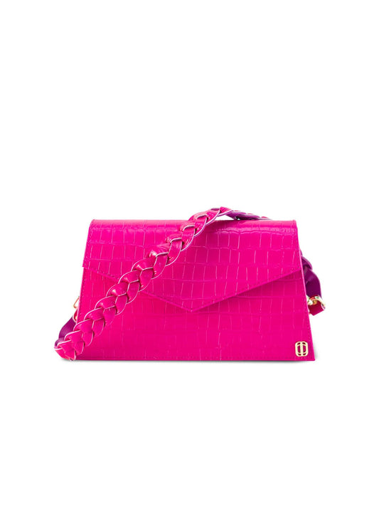 ANIMA IRIS, Croc Zaya, Midi, Fuchsia