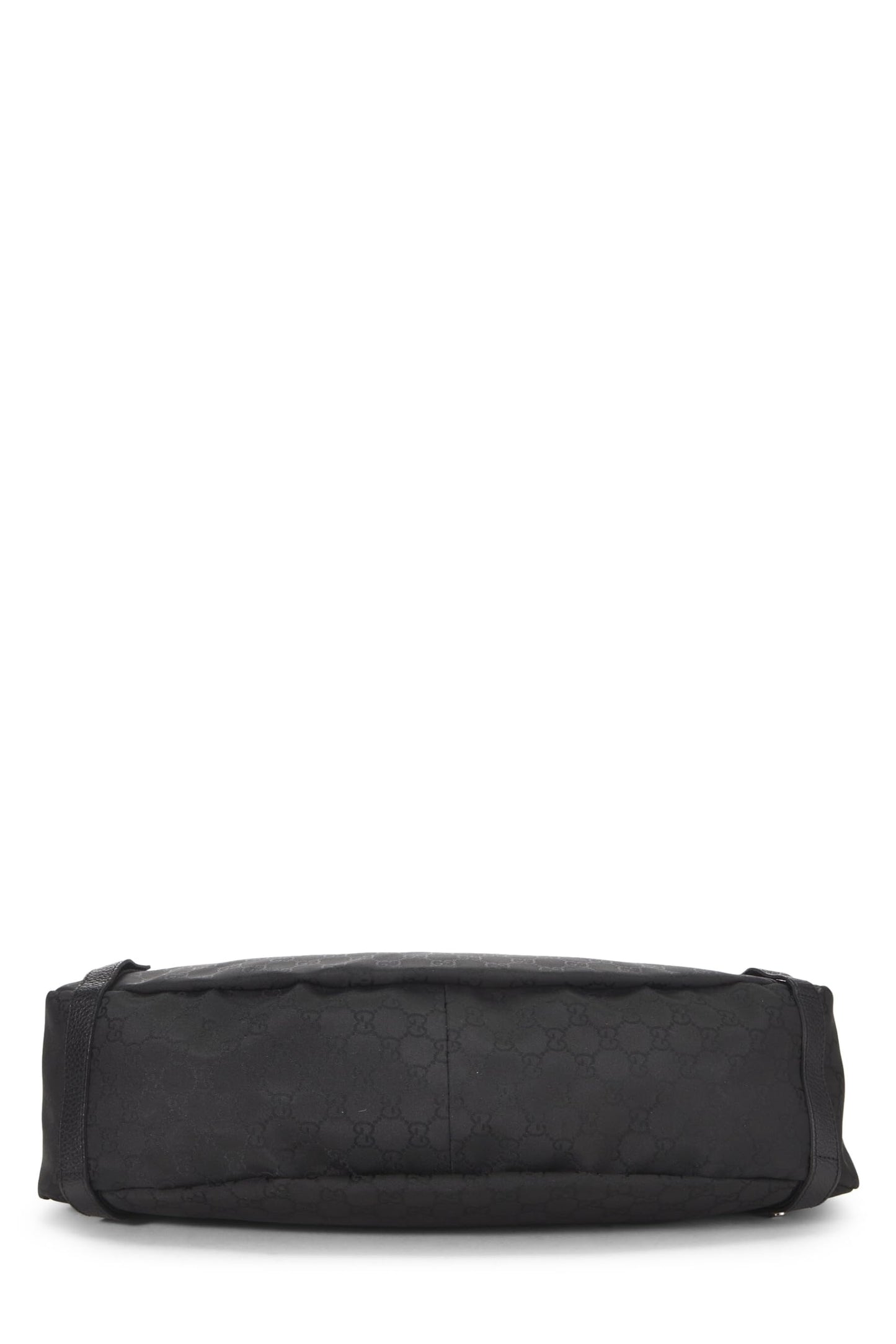 Gucci, sac fourre-tout Abbey en nylon noir GG d'origine d'occasion, noir