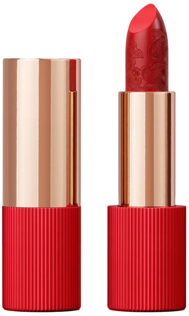 La Perla, barra de labios Matte Silk, rojo amapola