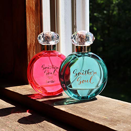 Perfume Southern Soul Belle de Tru Western: Eau de Parfum Spray alegre y coqueto para mujer: fragancia floral afrutada con notas de hibisco, melocotón de Georgia y crema de vainilla - 1,7 fl oz (50 ml)