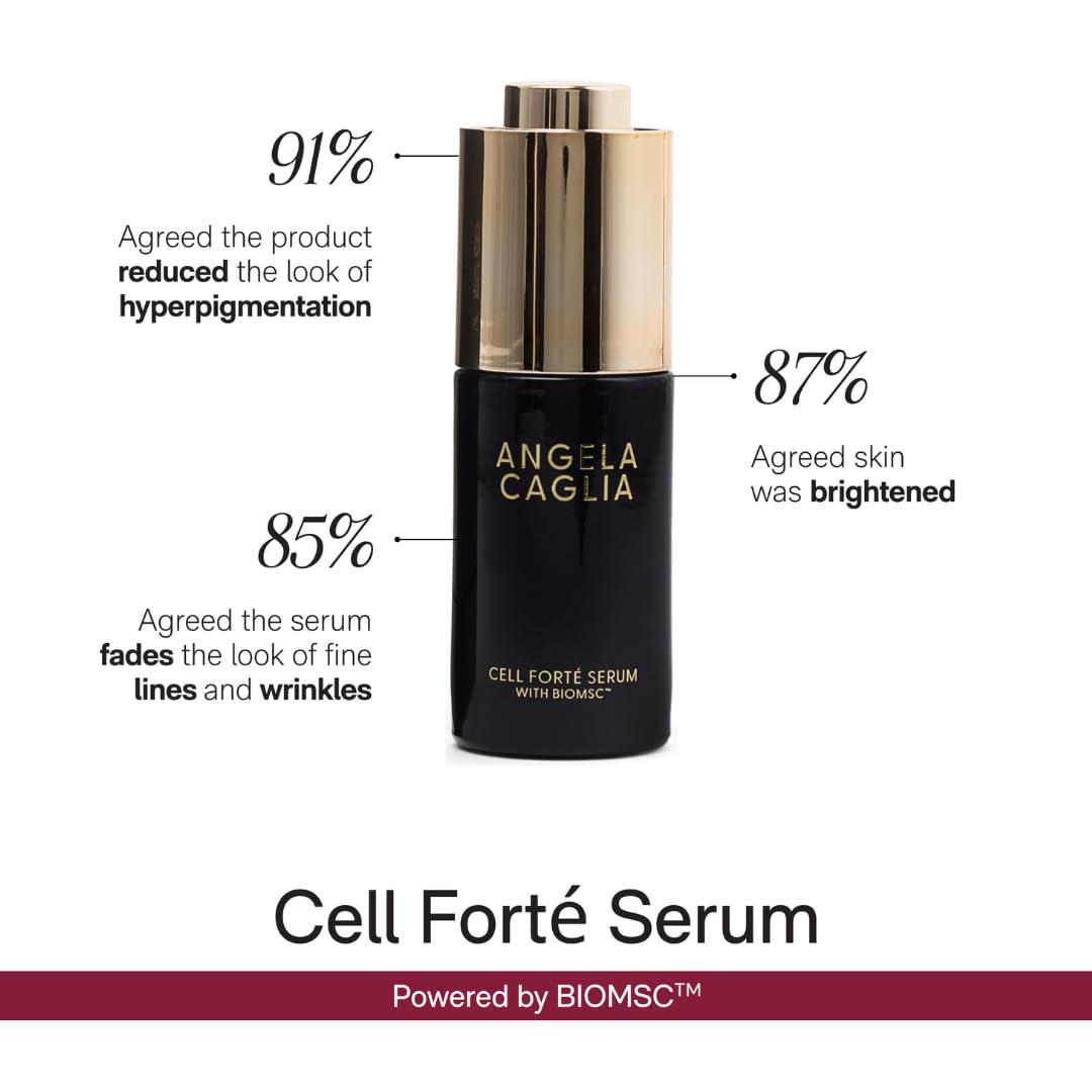 Angela Caglia Cell Forte Serum - Powered by BIOMSC™️ Skincare Technology for Fine Lines and Wrinkles