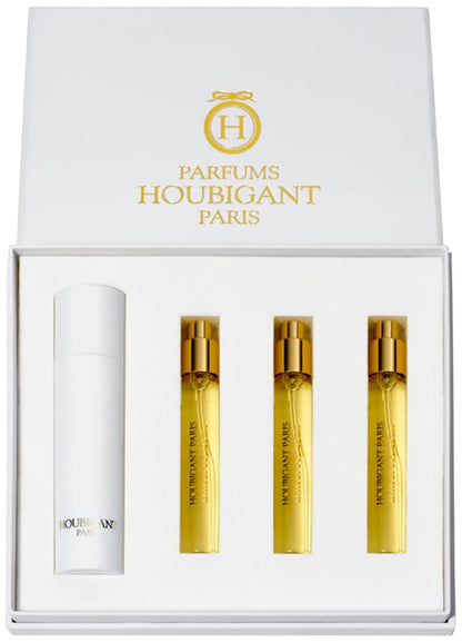 Houbigant, Coffret de voyage Quelques Fleurs Jardin Secret Extrait de Parfum, 4x7,5 ml