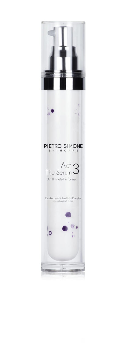 Soins de la peau Pietro Simone, acte essentiel 3 : le sérum