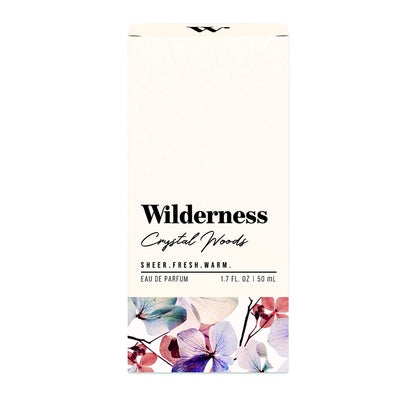 Eau de Parfum en Spray Wilderness Crystal Woods de Tru Western - Parfum Floral Frais et Chaud pour Femme - Avec des Notes de Fleurs d'Eucalyptus, de Pétales de Jasmin et de Cèdre Transparent - 1,7 fl oz | 50 ml