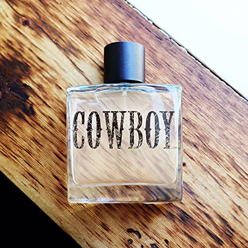 Eau de Cologne pour homme Tru Western Cowboy, 100 ml (3,4 fl oz) - Boisée, chaleureuse, robuste