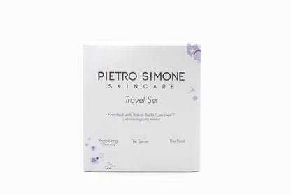 Coffret de voyage 3 produits de soins de la peau Pietro Simone