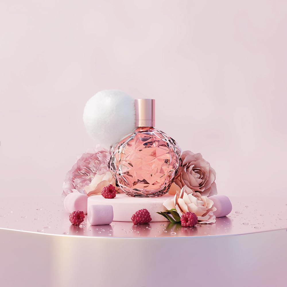 Eau de Parfum Ari de Ariana Grande: fragancia duradera con pera, frambuesa y orquídea de vainilla: perfume floral gourmand para mujer